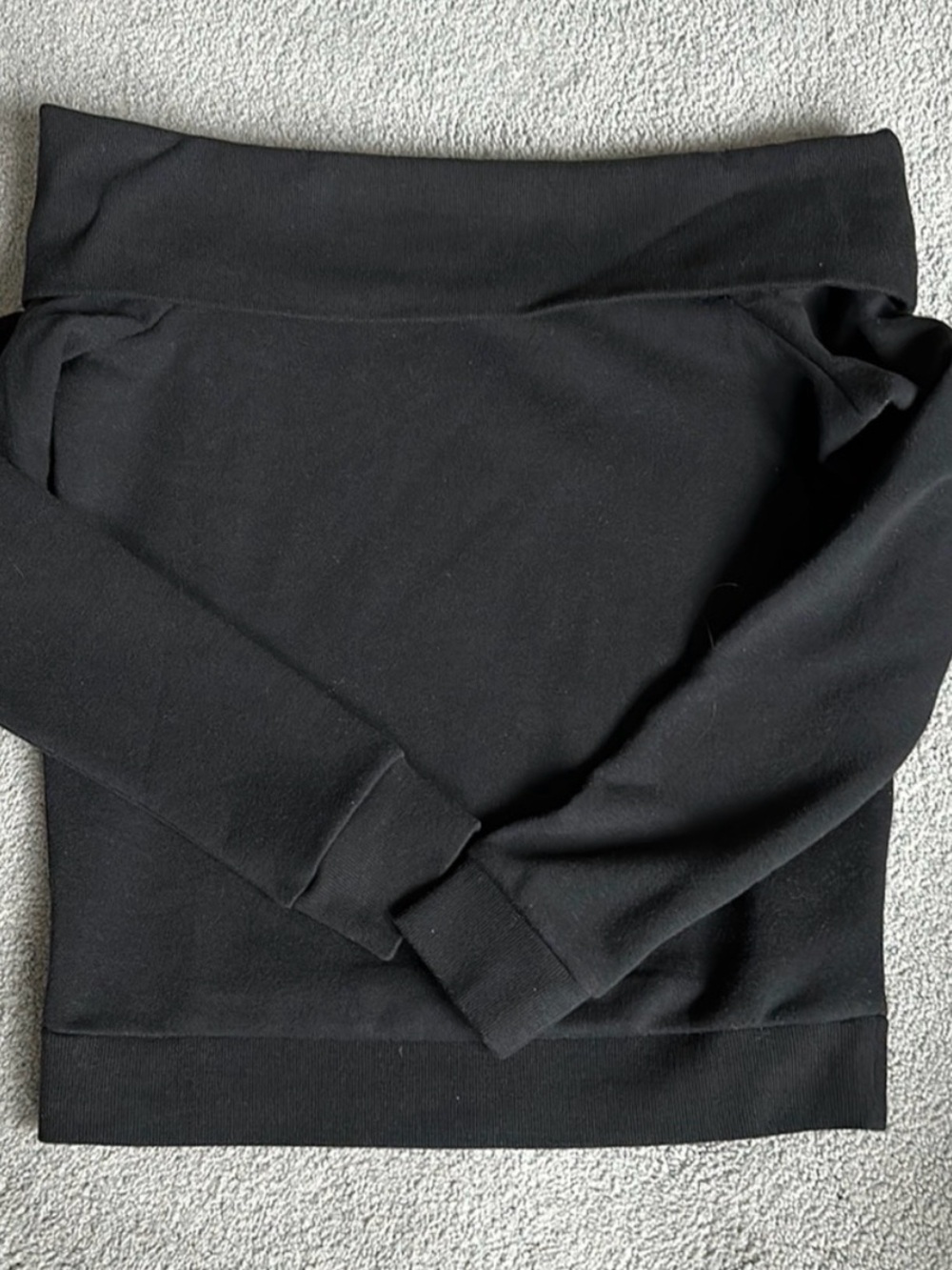 G by Guess Black Off-Shoulder Sweater